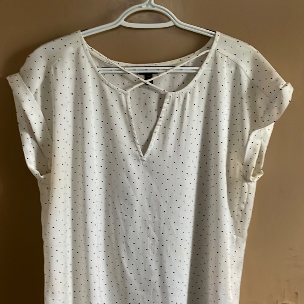Express, short sleeve, silky dress shirt
